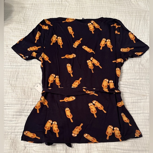 ModCloth Surplice Is Right Faux-Wrap Top - NWT - Size S - Picture 5 of 12